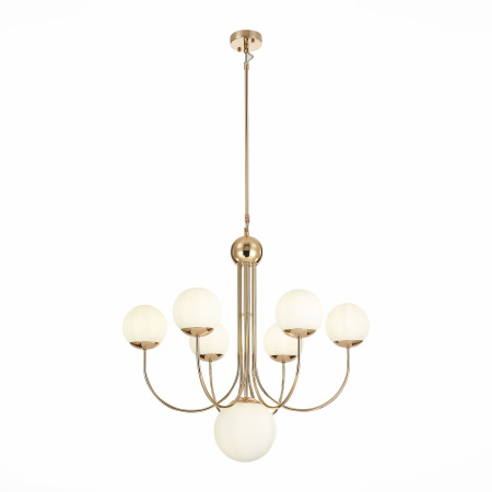 Люстра подвесная Французское золото/Белый E27 7*60Вт SL1504.203.07 ST LUCE