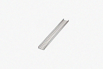 Лоток замковый перфорированный ЛМЗ 100х100х2000 УТ1,5, горячее цинкование, S1,0