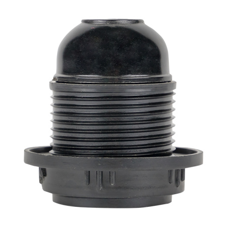 Патрон карболитовый с кольцом Е27 черн, PROxima EKF