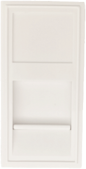 Donel Розетка DEC RJ45 UTP кат.6a, 1мод., бел. (22.5х45мм)