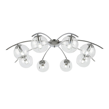 Люстра потолочная Хром/Прозрачный E14 8*40Вт SLE102602-08 EVOLUCE