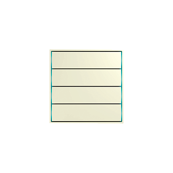 Donel Сенсорный кнопочный модуль KNX, 4 группы, полярный белый. Серия устройств: DKNX