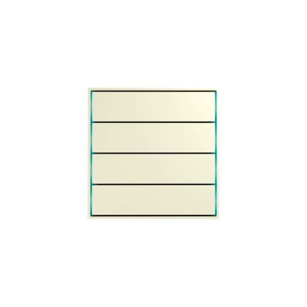 Donel Сенсорный кнопочный модуль KNX, 4 группы, полярный белый. Серия устройств: DKNX