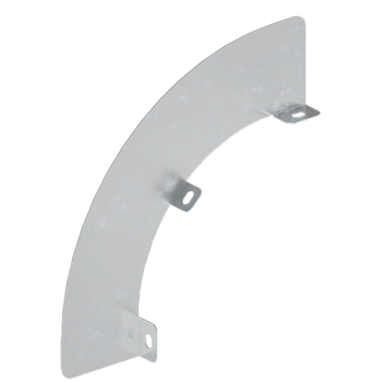 Перегородка SEP для угла CD 90 H100, горячий цинк DKC