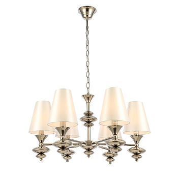 Люстра подвесная Никель/Белый E14 6*40Вт SL1137.103.06 EVOLUCE