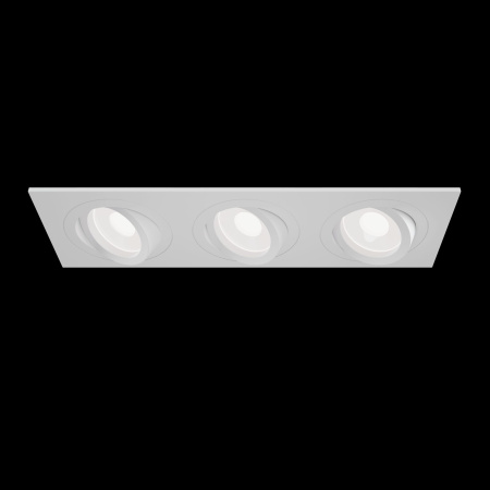 Встраиваемый светильник 3*GU10 50Вт Белый IP20 Atom DL024-2-03W Technical