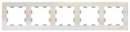 ATLASDESIGN Рамка универсальная 5-м . жемчуг IP20 Schneider Electric