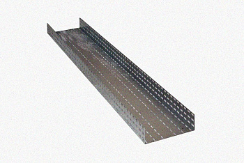 Лоток перфорированный ЛМ 300х100х3000 УХЛ1, горячее цинкование, S1,5