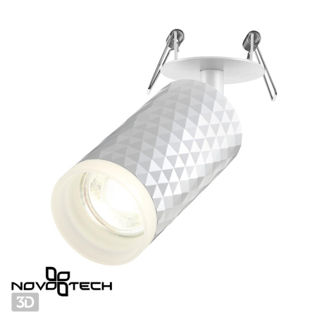 Св-к встр.IP20 GU10 9W 220V BRILL белый NOVOTECH