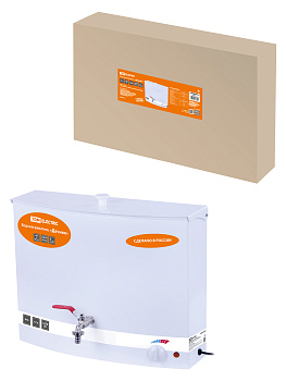 Водонагреватель "ДАЧНИК", 17 л, 1250 Вт, термостат, кран, сталь, белый, TDM