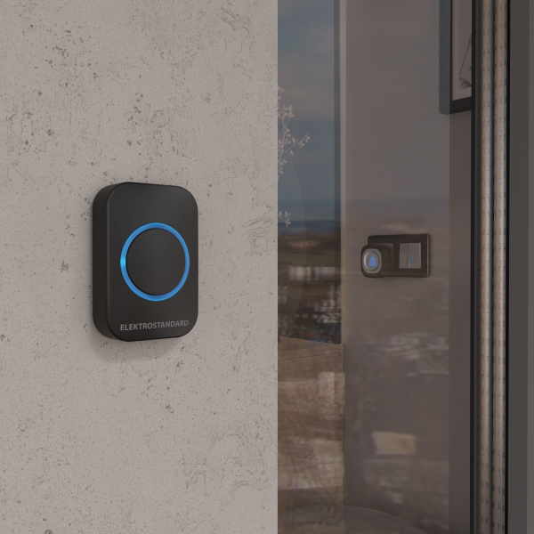 Звонок беспроводной 36M черный IP44 (a047174) Elektrostandard