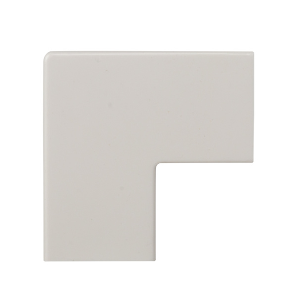 Поворот 90 гр, (20х10) (4 шт) белый EKF-Plast