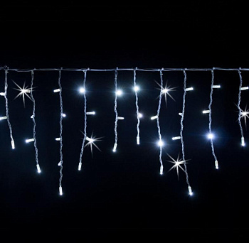 Гирлянда новогодняя "Бахрома" GLFG-48-180-50-IP20-FL-6 48 диодов 1.8x0.5 м с контр 8 режимов General