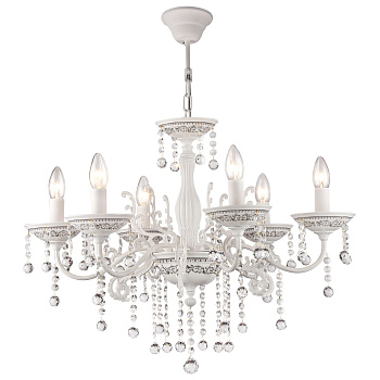 Люстра 6*E14 60Вт Белый IP20 Bellona ARM386-06-W Maytoni