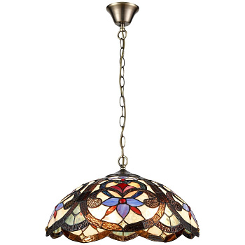 Люстра подвесная Бронза/Разноцветный E27 3*60Вт 826-806-03 VELANTE