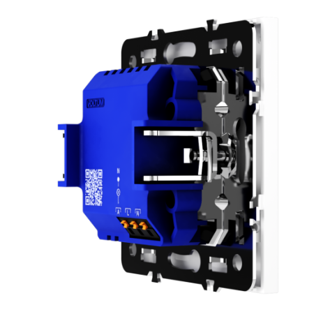 Датчик движения встраиваемый Voltum S70, (белый глянцевый)