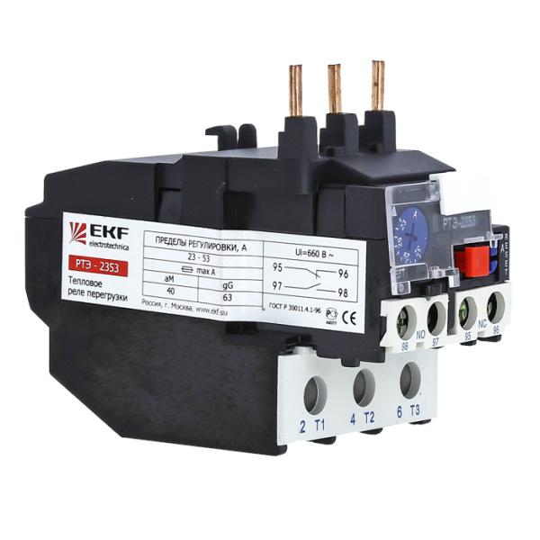 Реле тепловое РТЭ-2355 30-40А PROxima EKF