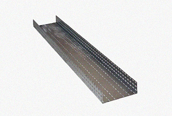 Лоток перфорированный ЛМ 500х80х3000 УТ1,5, горячее цинкование, S1,2
