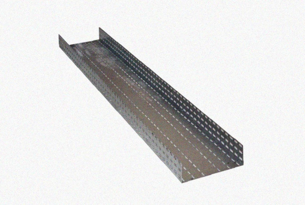 Лоток перфорированный ЛМ 500х80х3000 УТ1,5, горячее цинкование, S1,2