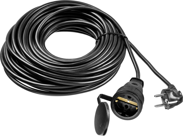 Силовой удлинитель-шнур ПВС 3х1.5 20 м 3500Вт IP44, ПВС 315-Ш, Профессионал ЗУБР