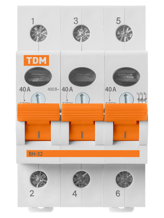 Выключатель нагрузки ВН-32 40А 3п