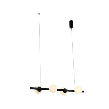 Люстра подвесная Черный/Белый LED 4*8Вт 4000К SL395.403.04 ST LUCE