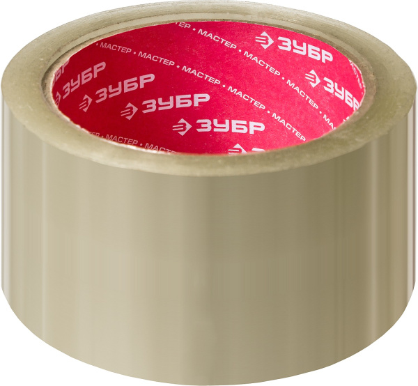 Клейкая лента, Мастер 12031-50, прозрачная, 48мм х 60м ЗУБР
