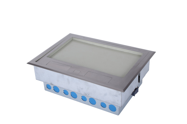 Donel Лючок в пол 16 мод. (8 мод. 45х45 мм.) верт. установка, металл