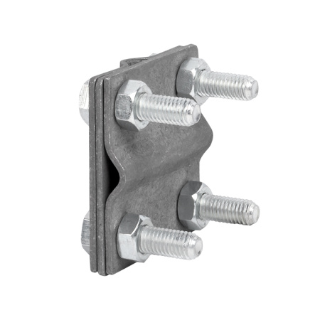 Зажим крестовидный прут-прут (3 пластины 57x57мм) HZ PROxima EKF