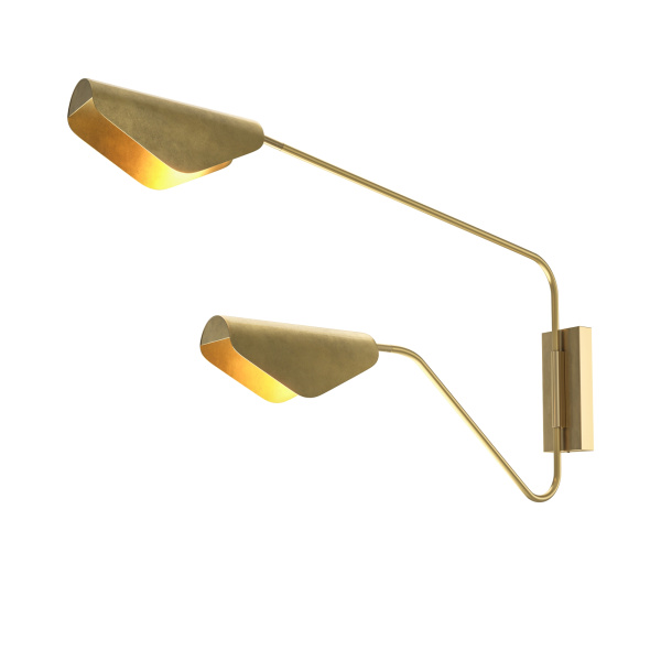 Настенный светильник (бра) 2*G9 40Вт Латунь IP20 Notta MOD417WL-02BS Maytoni
