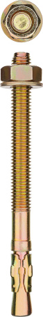 Анкер клиновой, М8 x 120 мм, 40 шт, желтопассивированный, ЗУБР