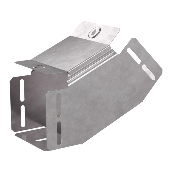 Угол вертикальный внутренний 45 градусов с крышкой Стандарт 100х100 Промрукав Угол вертикальный внутренний 45 градусов с крышкой Стандарт 100х100 Промрукав