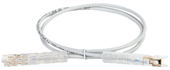 ITK Патч-корд 110-110 1 пара кат.5E 3м серый