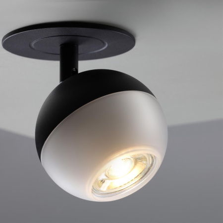 Св-к встр.IP20 GU10 9W 220V GARN черный NOVOTECH