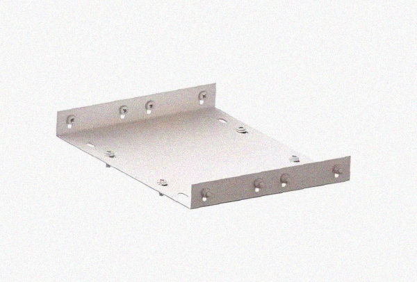 Соединитель лотковый замковый СЛЗ-600х100х1,5 УТ1,5, оцинкованный лист, S1,5