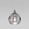 Подвесной светильник 1*E27 40Вт никель IP20 (50221/1 дымчатый) Eurosvet