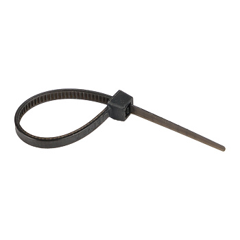 Хомут нейлоновый черный (2,5х80) (100шт) Basic EKF