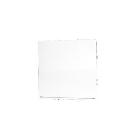 Выключатель встраиваемый Voltum S70 одноклавишный с подсветкой 10А, (белый глянцевый)