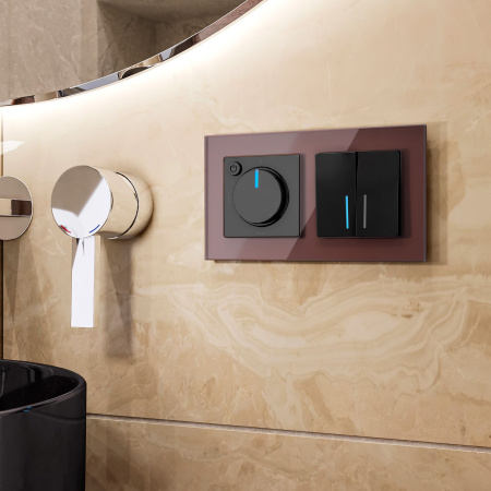 Favorit Рамка на 2 поста (мокко) Werkel