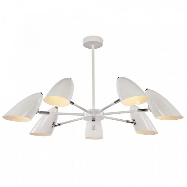 Люстра 7*E14 40Вт Белый IP20 Aida FR5852-CL-07-W Freya