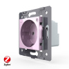 Розетка ZigBee (Wi-Fi) с з/з с защитными шторками 16A, цвет розовый (механизм) Livolo Розетка ZigBee (Wi-Fi) с з/з с защитными шторками 16A, цвет розовый (механизм) Livolo