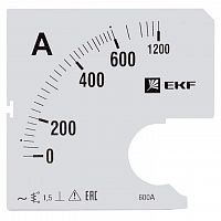 Шкала сменная для A961 600/5А-1,5 PROxima EKF
