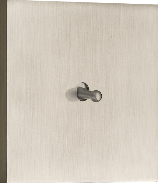 Donel N96 Переключатель на 1 тумблер, Каплевидный, 10AX 250V, Никель, серия DT