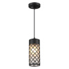 Ландшафтный св-к-подвес E27 1*60W IP44 DUNES черный/стекло ODEON LIGHT