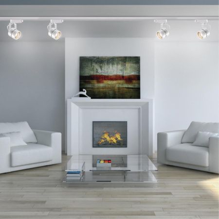 Св-к трековый однофазный IP20 GU10 50W 220V PIPE белый E NOVOTECH