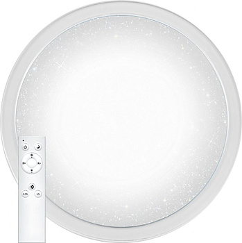 Св/д управляемый св-к накл.Feron AL5000 STARLIGHT тарелка 100W 3000К-6500K белый с кантом