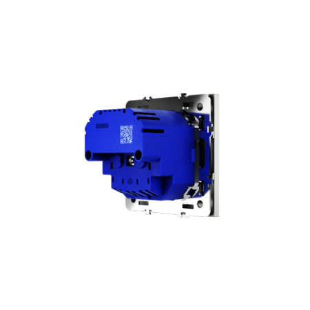 Розетка встраиваемая Voltum S70 с заземлением и защитными шторками, 16А, с USB, A+A, (сталь)