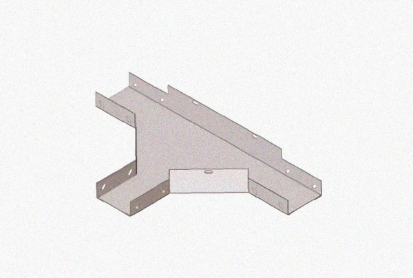 Лоток тройниковый замковый глухой ОТЗГ 100х50 УХЛ1, горячее цинкование S1,5