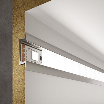 Встраиваемый алюминиевый профиль для светодиодной ленты серый (a041812) Elektrostandard