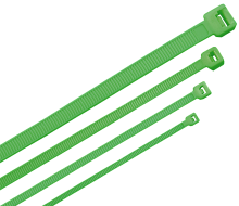 ITK Хомут кабельный ХКн 4,8х300мм нейлон зеленый (100шт)